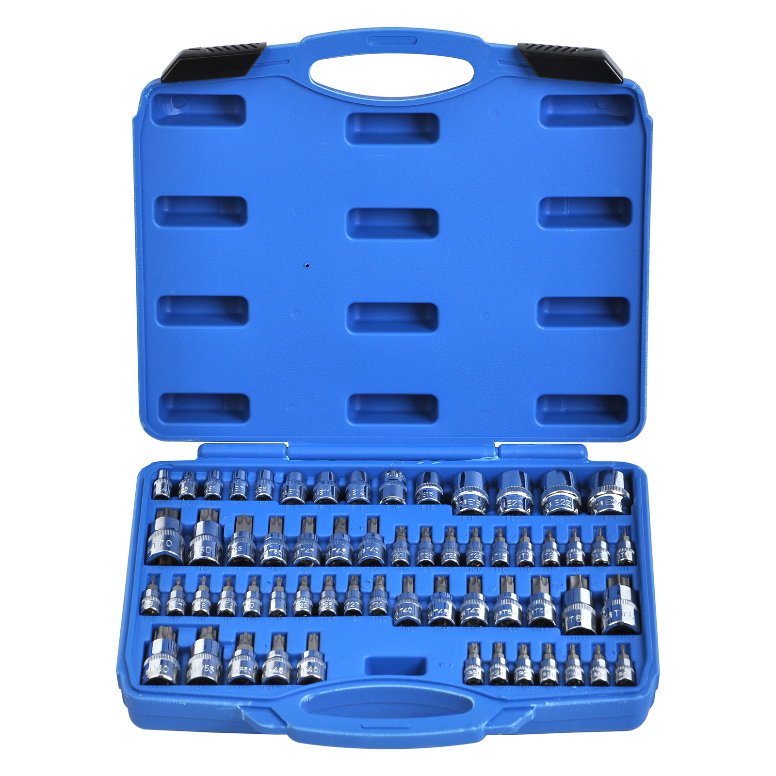 60Pcs Master Torx Bit Socket and External Torx Socket Set | S2 and Cr-V Steel
