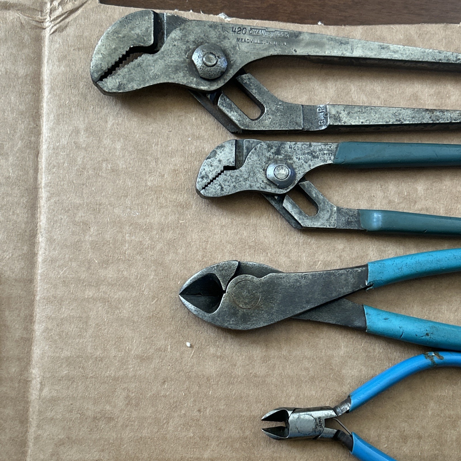 CHANNELLOCK 420 9” 426 6” Slip Joint Pliers 337 Angle Cutter & Japan Angle Snips