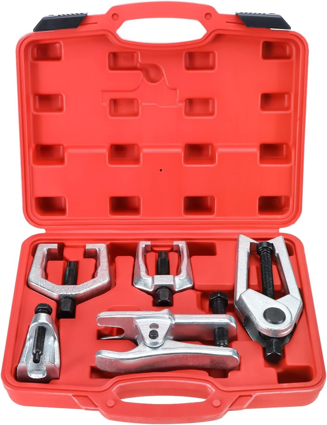 6PCS Front End Service Kit Pitman Arm Puller Ball Joint Tie Rod Removal Tool Set