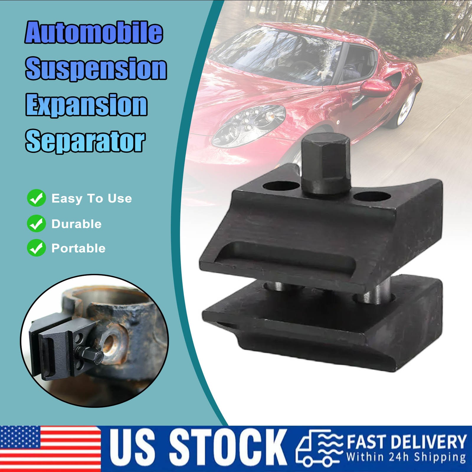 Car Suspension Strut Splitter Wheel Hub Steering Knuckle Expander Spreader Tool