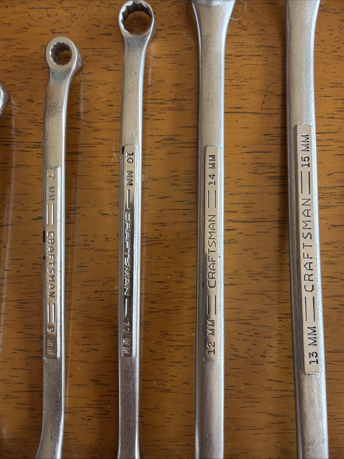 Craftsman 8 Pc Metric Double Box End 12Pt Wrenches -V- Series USA See Photos