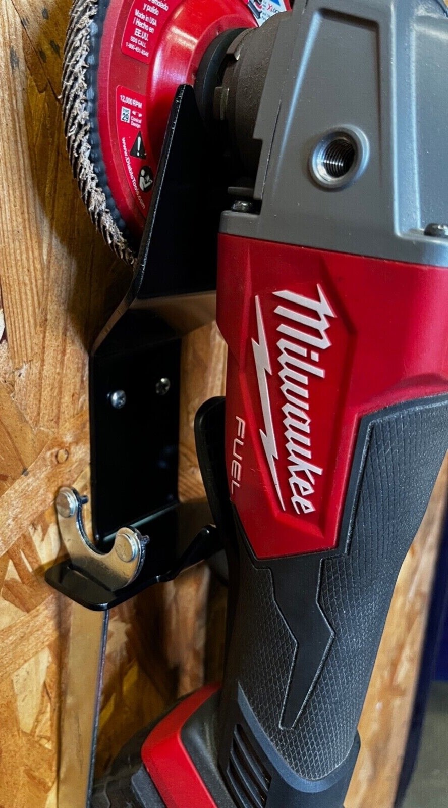 Angle Grinder Wall Mount- Garage Storage