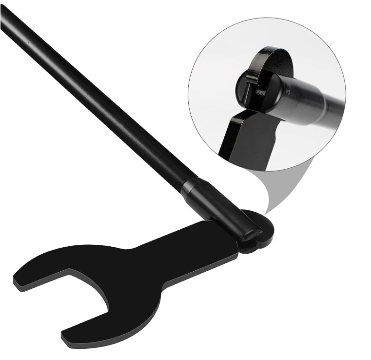 Pneumatic Fan Clutch Wrench Kit 8PCS Removal Tool Set Black HW9212 BETOOLL 43300