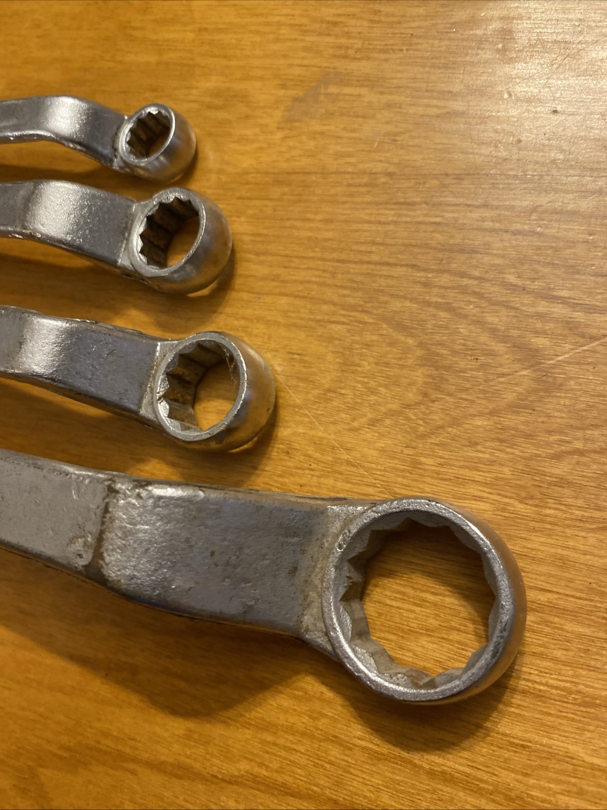Lot Four Companion Offset Boxed Wrenches 3/8, 7/16, 1/2, 9/16, 5/8, 7/8, 13/16