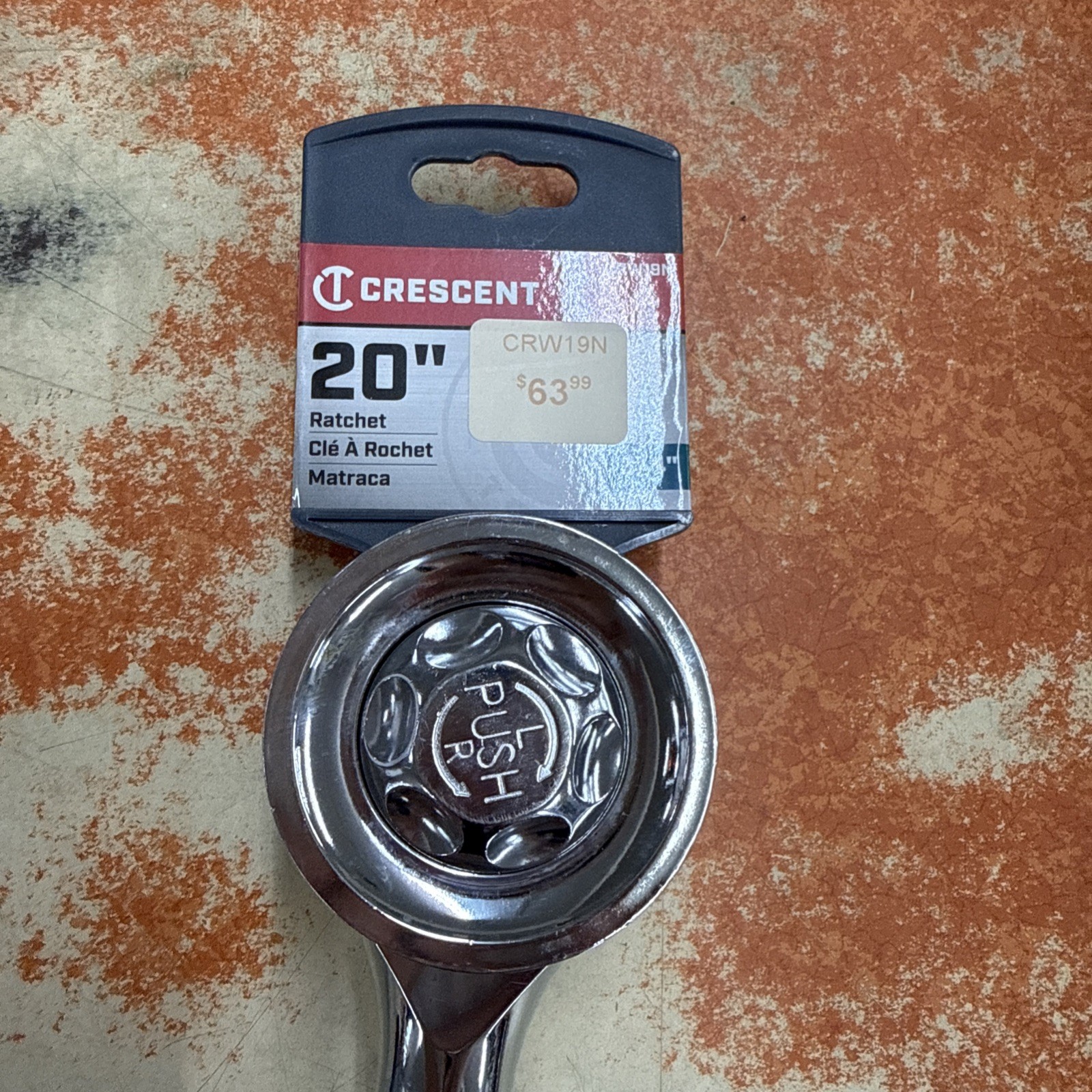Crescent CRW19N 20” Quick Release 3/4” Heavy Duty Ratchet Gear Wrench Pro Auto