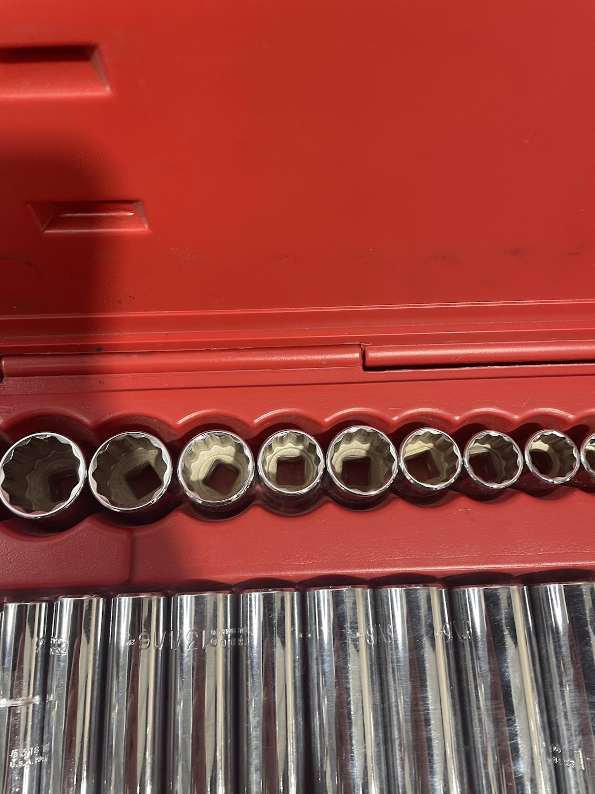 Proto J54126 1/2 Drive 12 Point Socket Set 30 Pc USA Stanley
