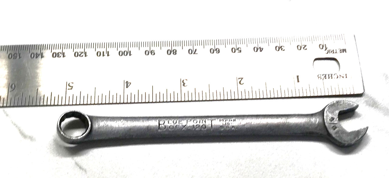 Vintage Blue Point/Snap On OEX 120 3/8” Combination Wrench made in USA