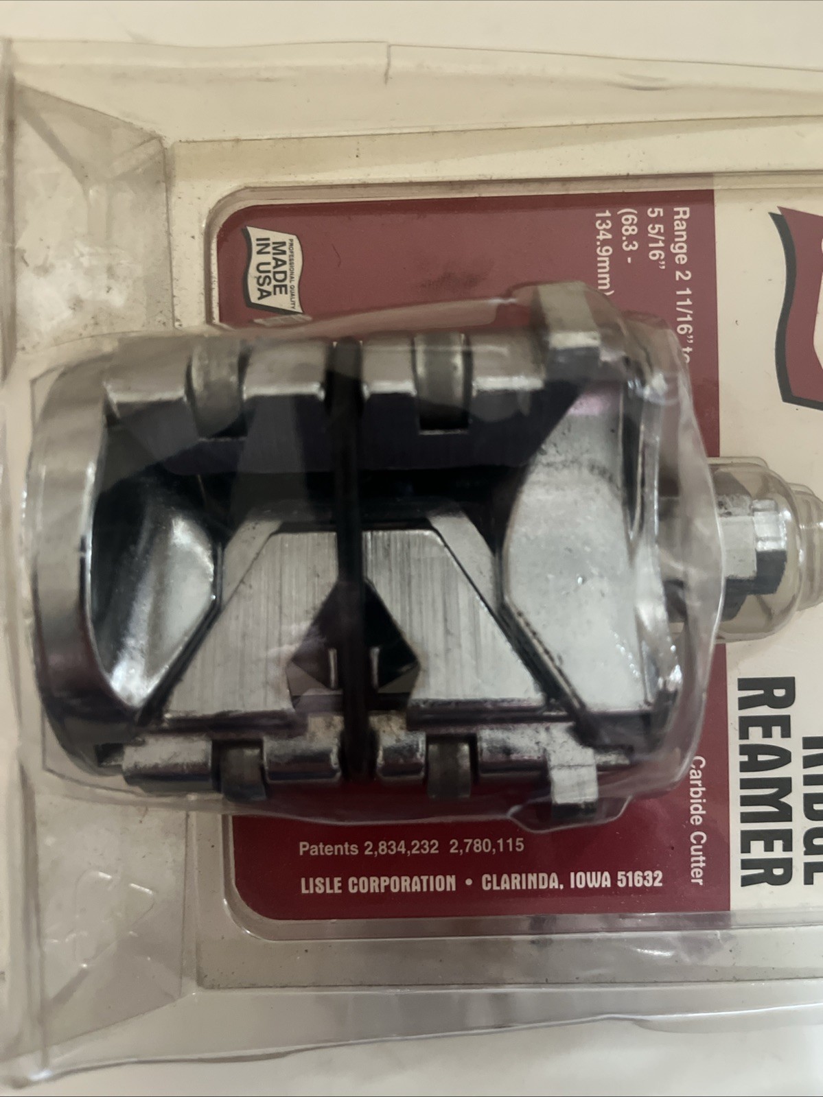 NEW Lisle Tool 36500 Cylinder Ridge Reamer RANGE- 2 -11/16S to 5-5/16″ (DB)