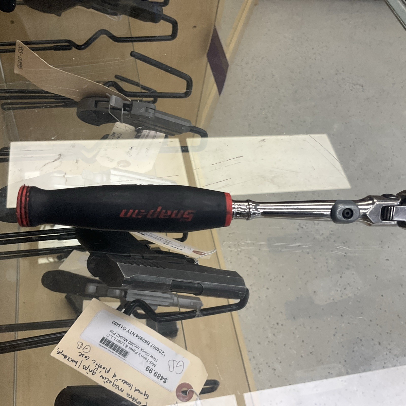 SNAP ON TOOLS USA THLX72 1/4 Dr Dual 80 Locking Flex Head Ratchet 238183