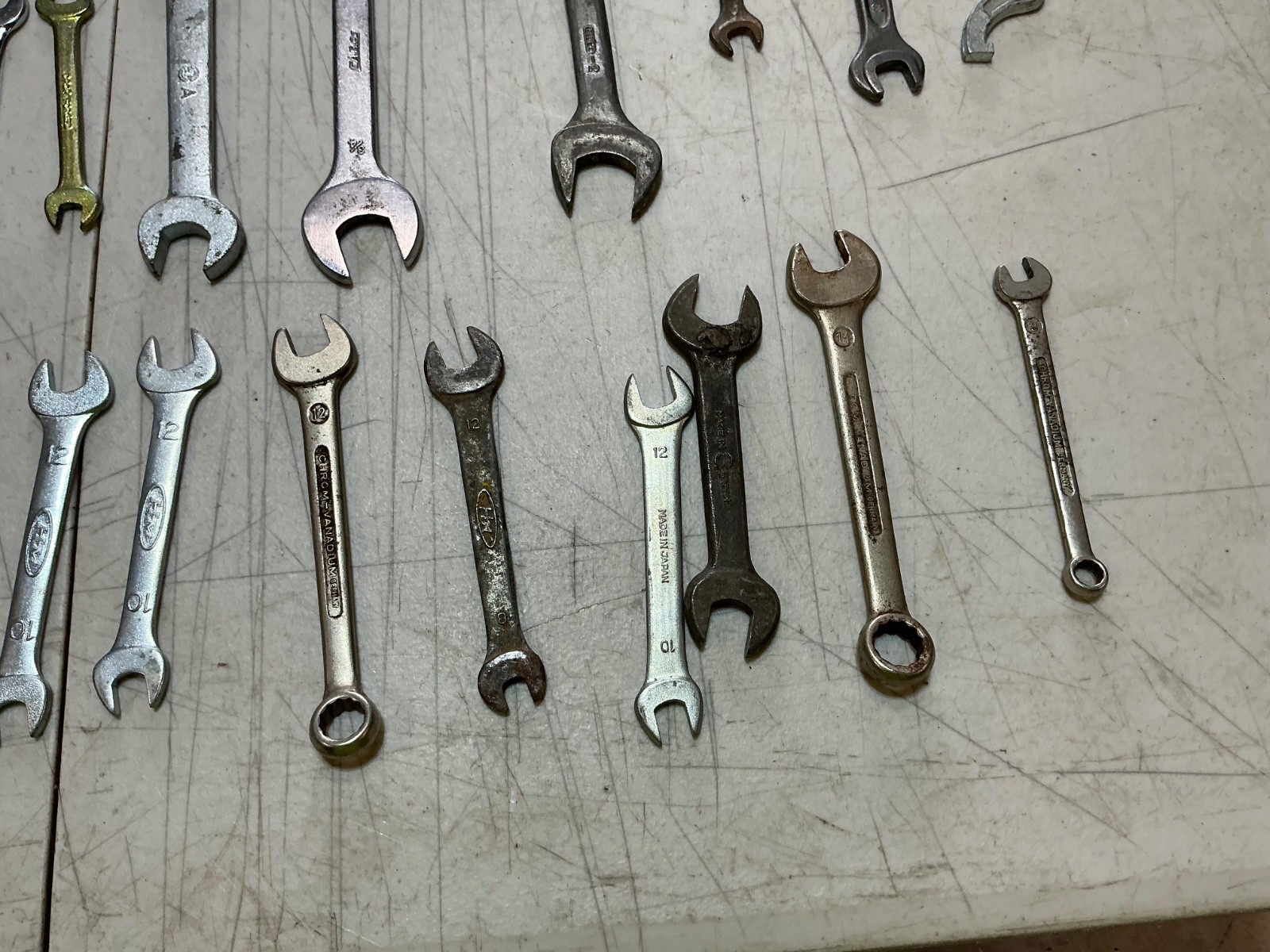 26 asst Car/motorcyle wrenches (HM, DIN, etc) all for $50 OBO free shipping
