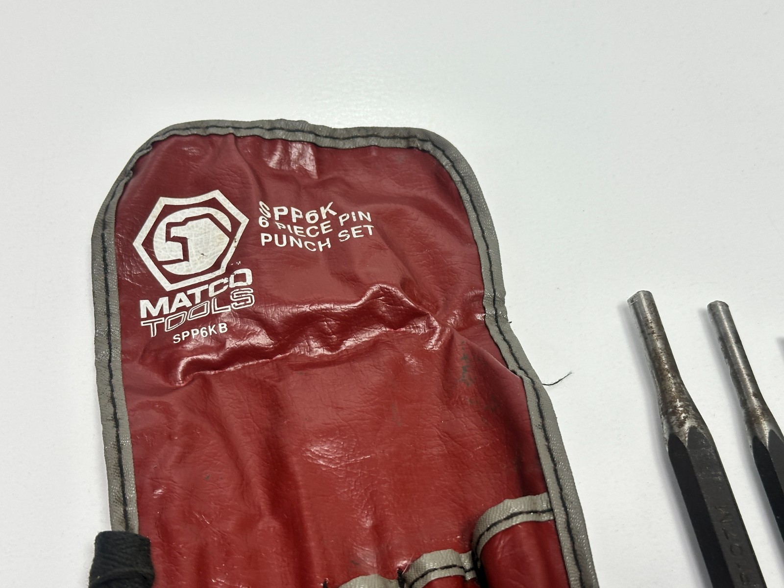 Matco Tools USA 6pc Starter Punch Set in Kit Bag w/ Williams Punch