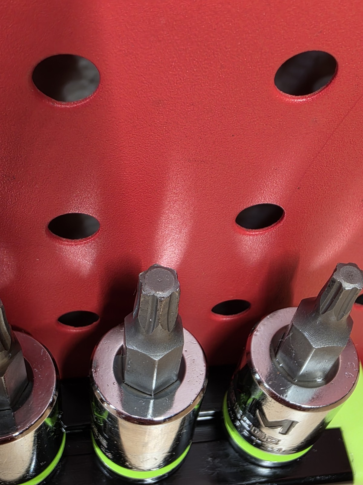 GRIPEDGE HEX Bit Socket Set 7-Piece 4-10mm 3/8» Drive Short RPT Hex Set