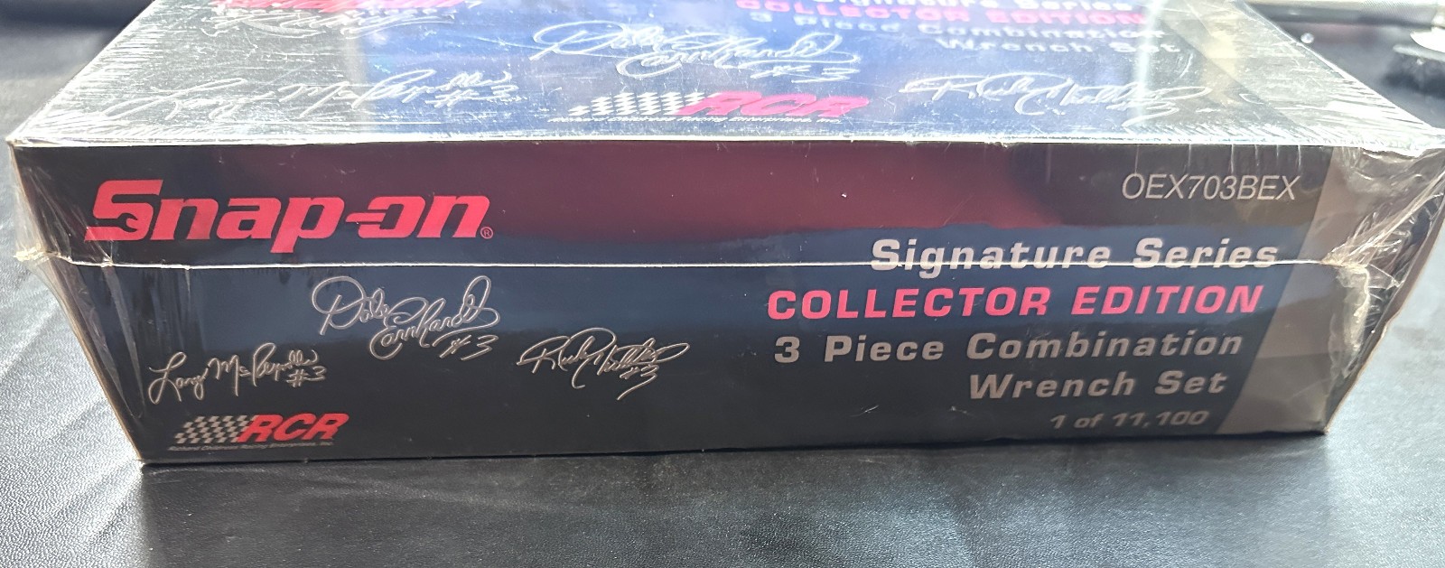 SNAP ON OEX703BEX Collector’s Combination Wrench 3-Piece Set Sealed Box USA