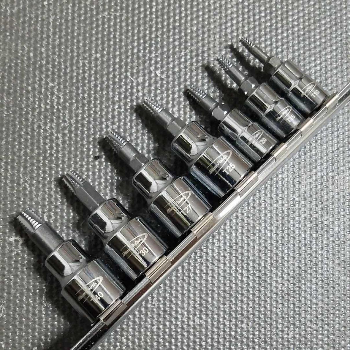 Blue Point STCAETS7 7pc Torx Extractor Thread Crusher Removal From Japan