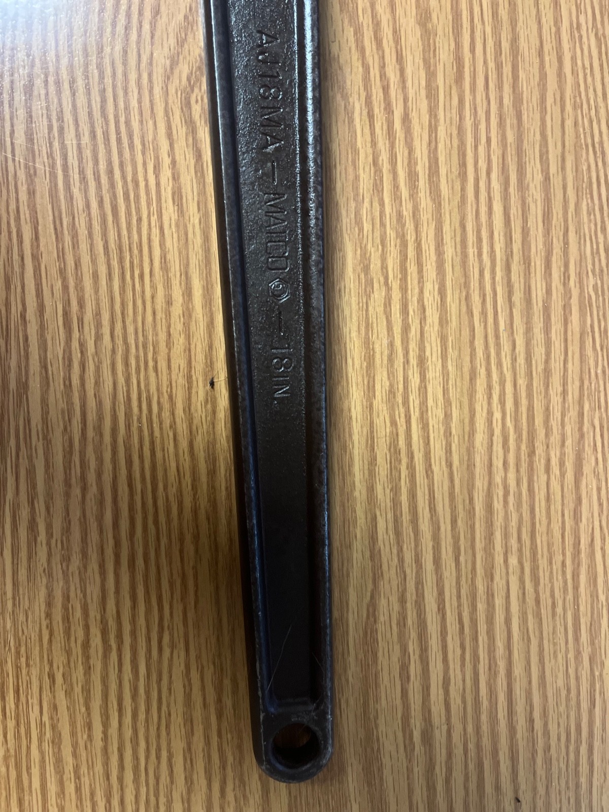 MATCO AJ18MA – 18″ ADJUSTABLE WRENCH – INDUSTRIAL FINISH – LOC#2