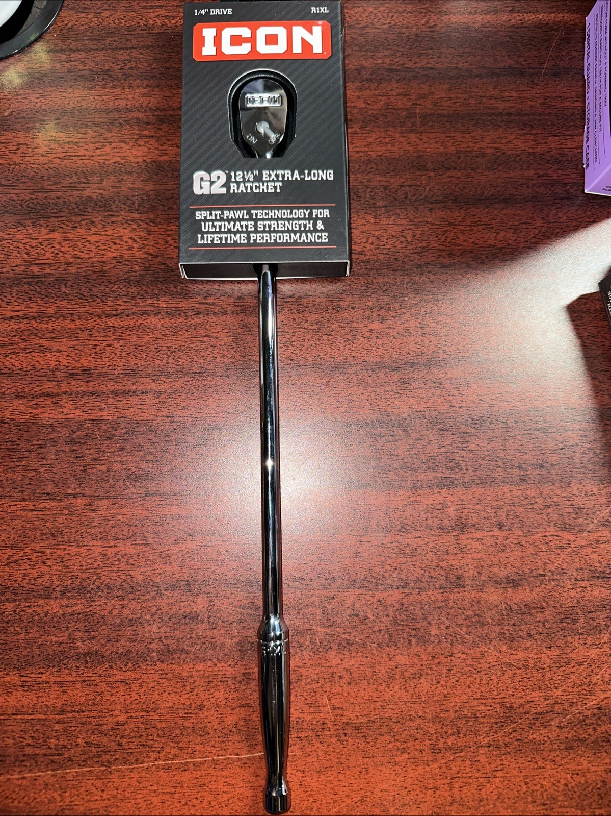 ICON R1XL G2 1/4″ Drive 12.5″ Extra Long Ratchet 70440