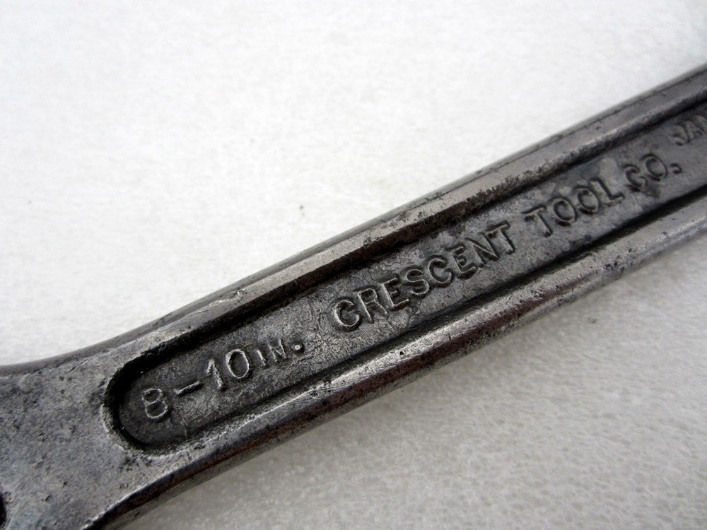 Vintage Crescent 8″ & 10″ Double Adjustable Wrench 8-10 Made in USA