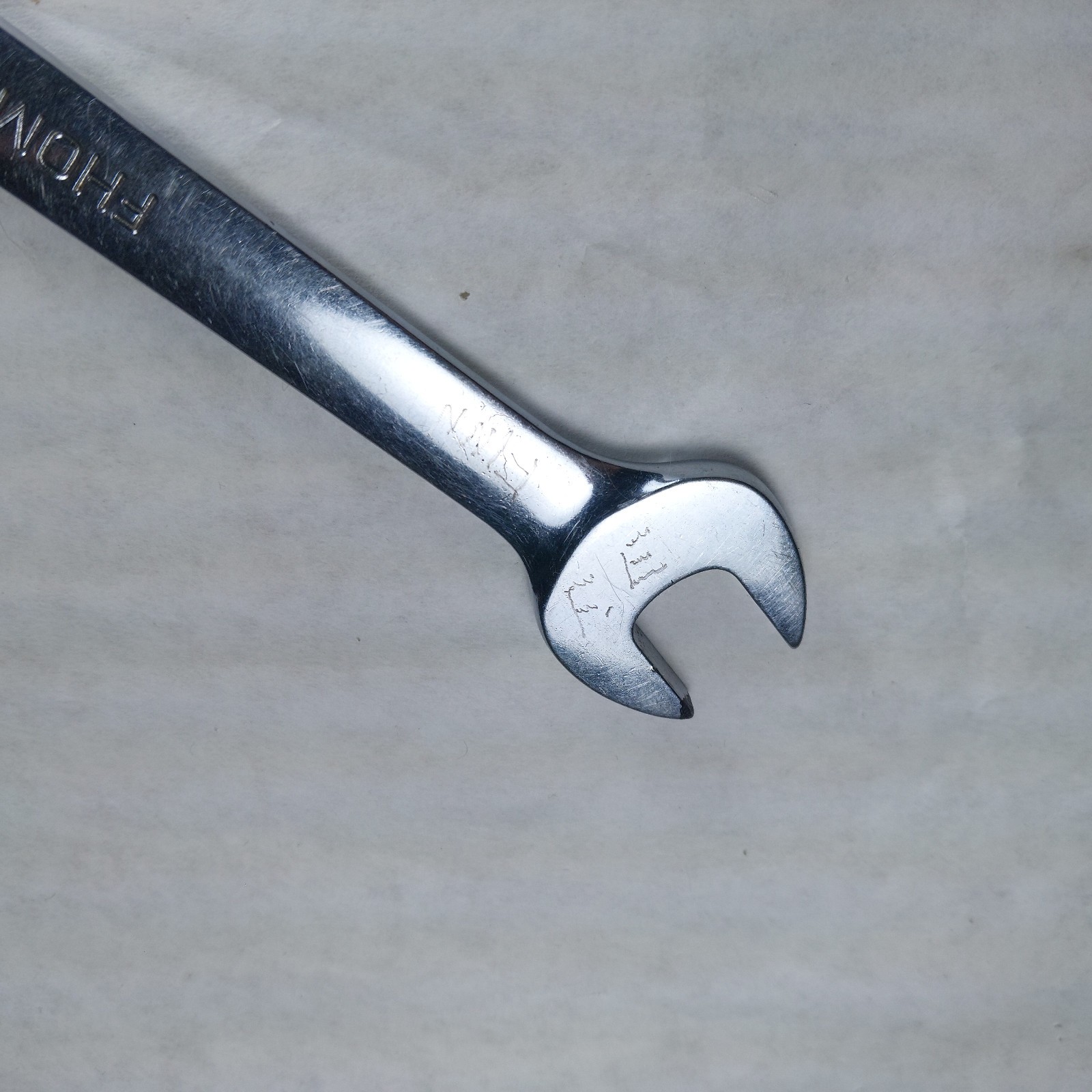 Snap-on 13mm 12 point Flex Head Open End Combination Wrench FHOM13 USA
