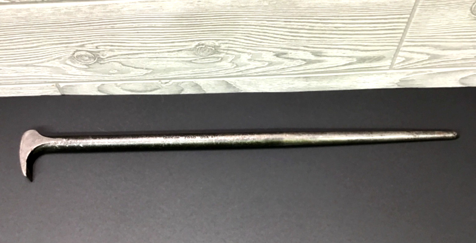 Vintage Snap-On 2050 USA 19 1/2 Rolling Head Lady Foot Pry Bar Alignment Tool