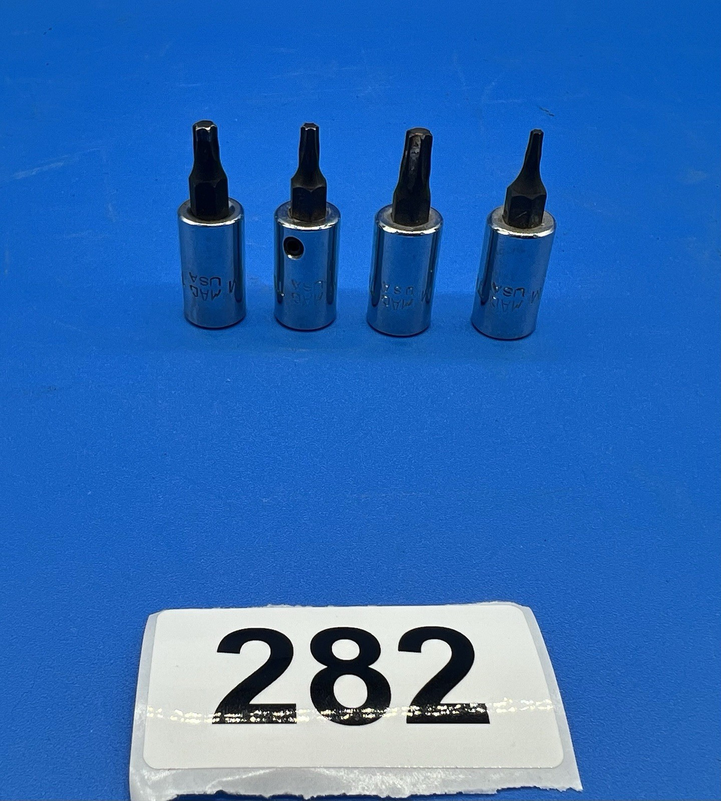 MAC TOOLS 4 PIECE TORX SOCKET SET T8 TO T27 1/4 DRIVE