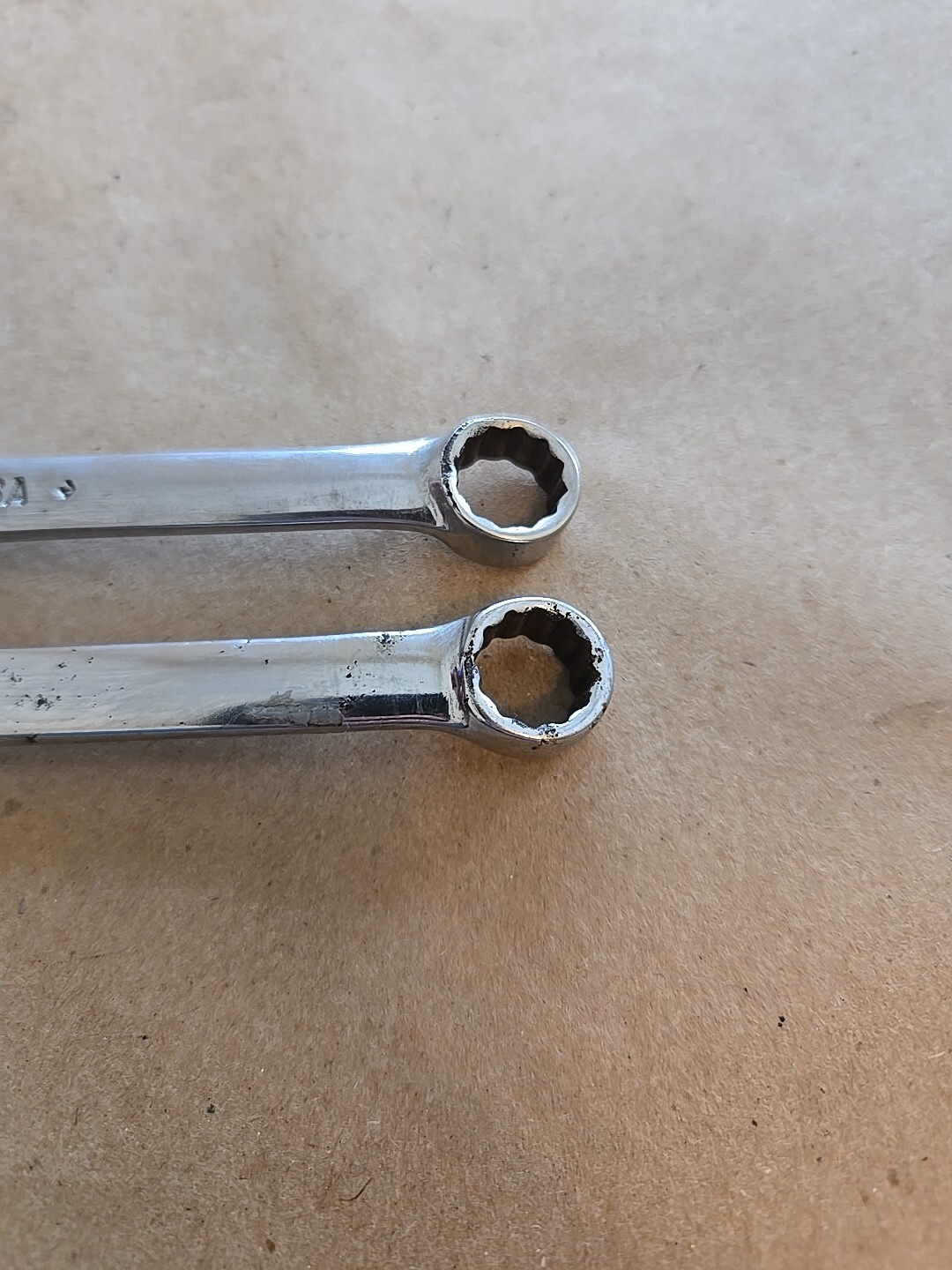Snap On 3/8″ 12PT SAE Chrome Short Standard Combination Wrenchs OEX120,OEX12