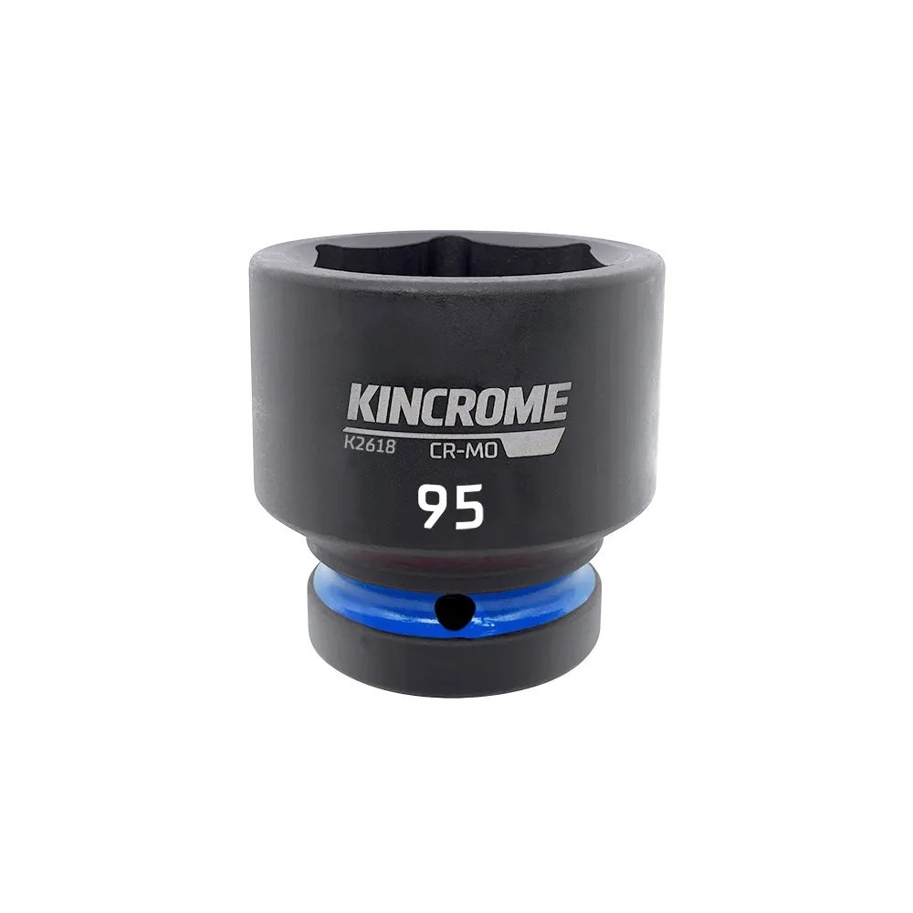 KINCROME 1″ Drive Metric 6 Points Hex Impact Sockets Size 17mm – 95mm