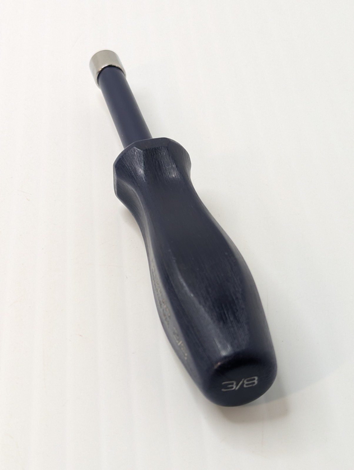 Snap-On Tools 3/8″ Nut Driver Blue Hard Handle Socket NDD112AB Made In USA