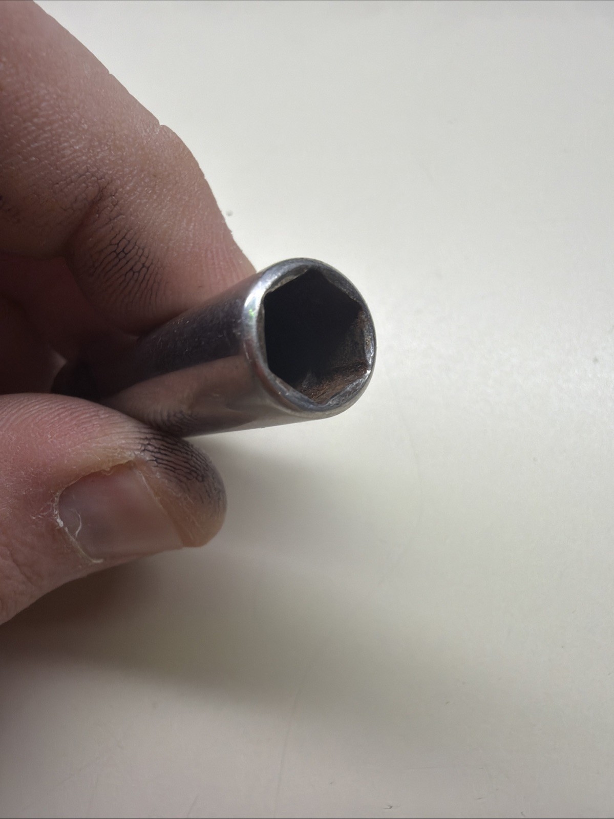 Snap On Tools SFSM9 3/8 Dr 6Pt Metric 9mm Flank Dr Deep Chrome Socket USA