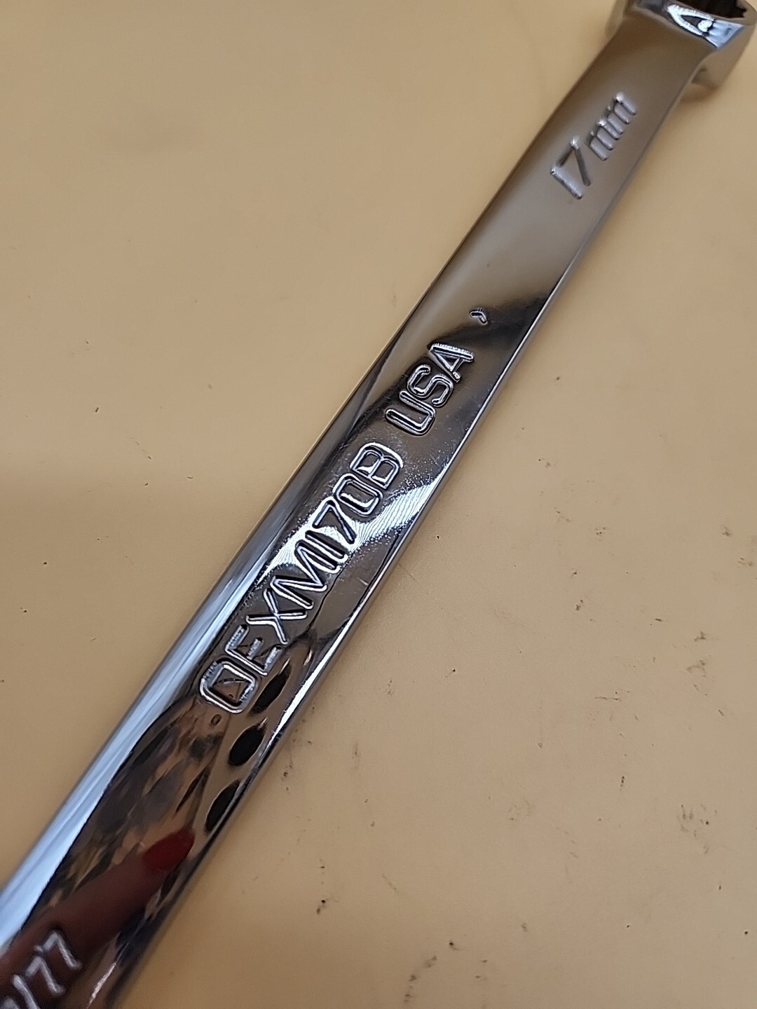 Snap-On Tools OEXM170B 17mm Metric Combination 12 Point Wrench Chrome USA