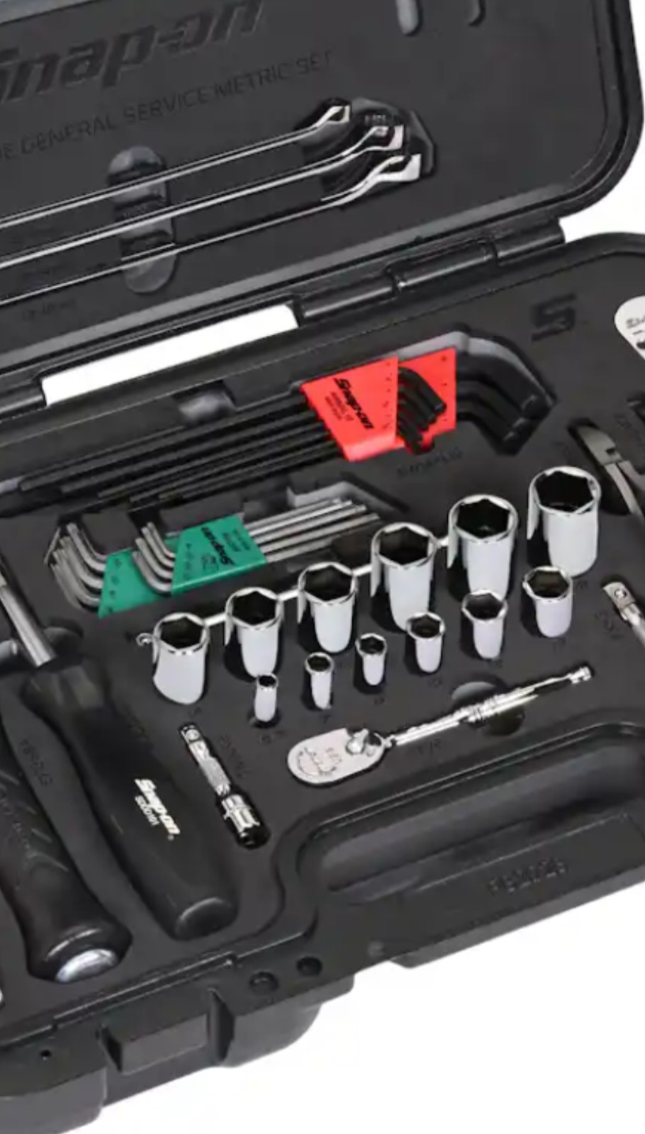 Snap-on Tools USA NEW 43pc Metric Combination General Service Set 243RDGSSFDT