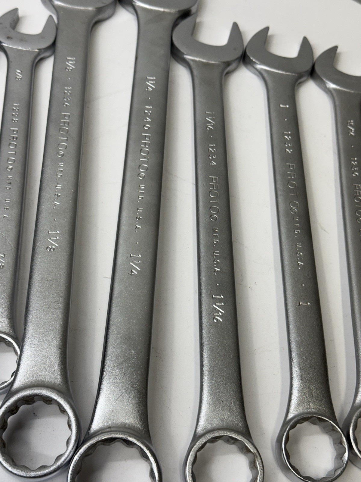 Lot Of 13 PROTO Professional SAE Combination Wrenches MADE IN USA