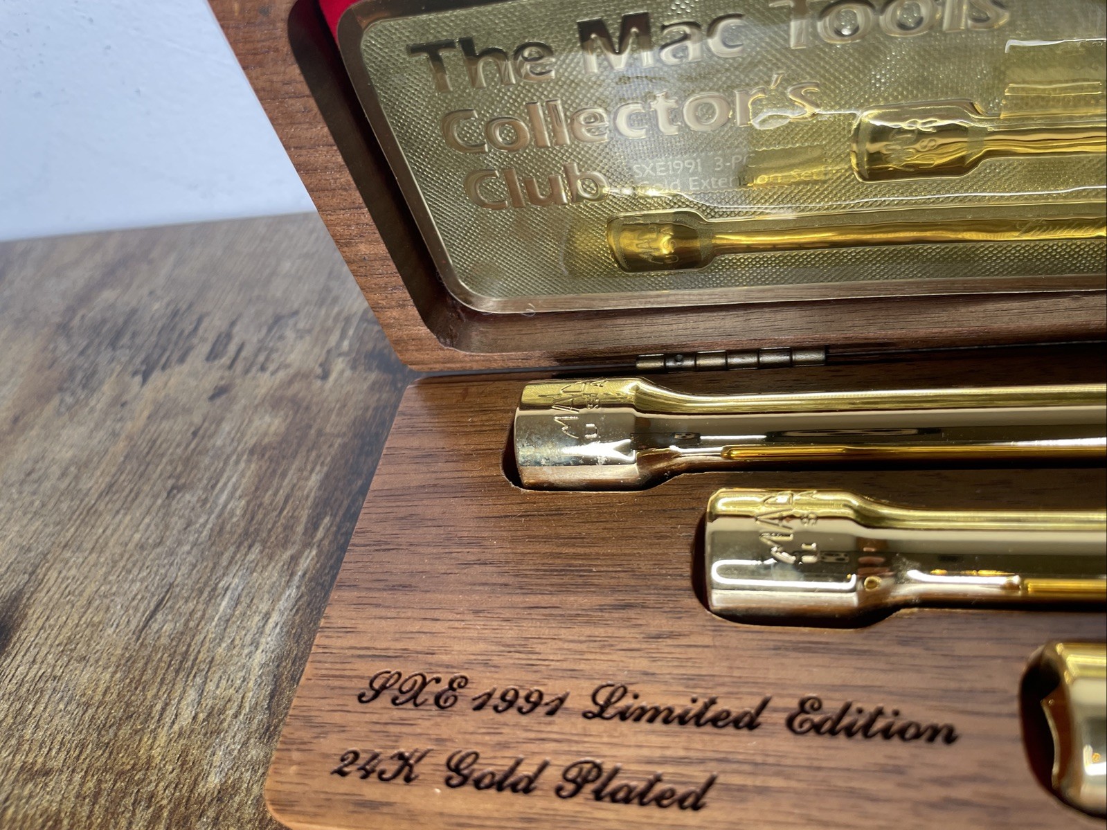 1991 Mac Tool Socket Extension Gold Plated Collector Club