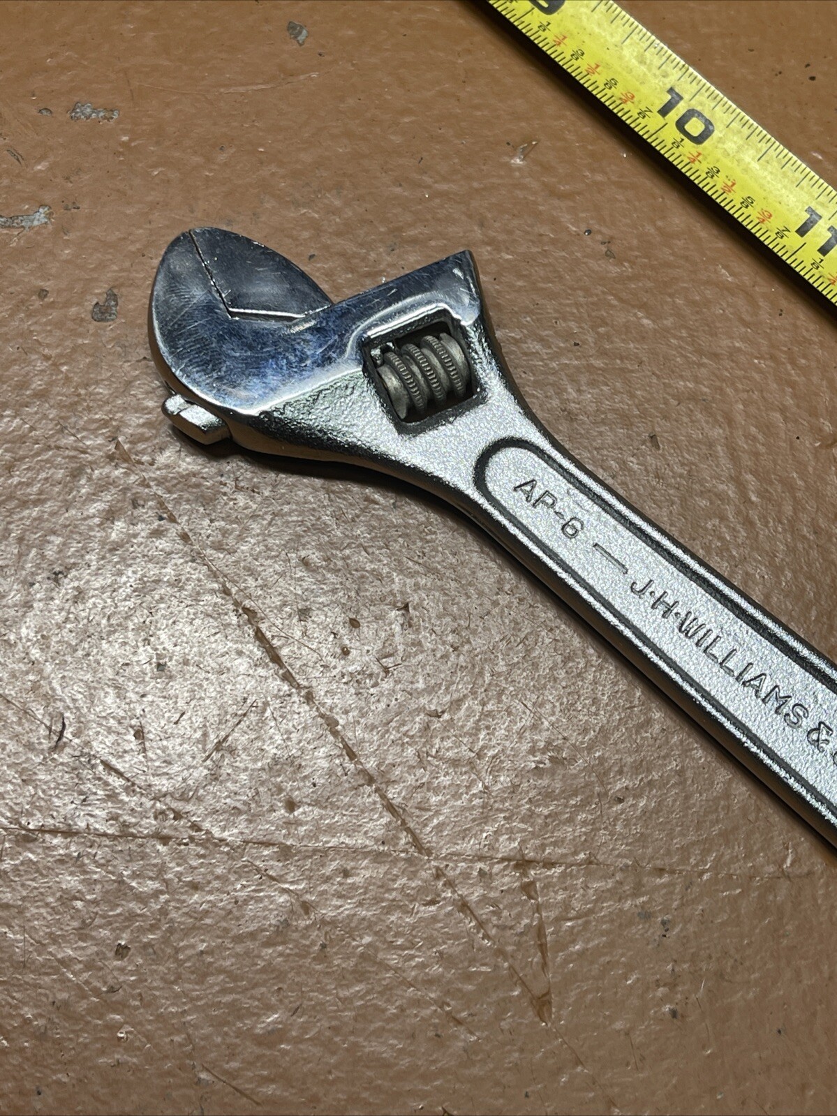 NOS JH Williams USA 6 In Adjustable Crescent Wrench Superjustable – 6″