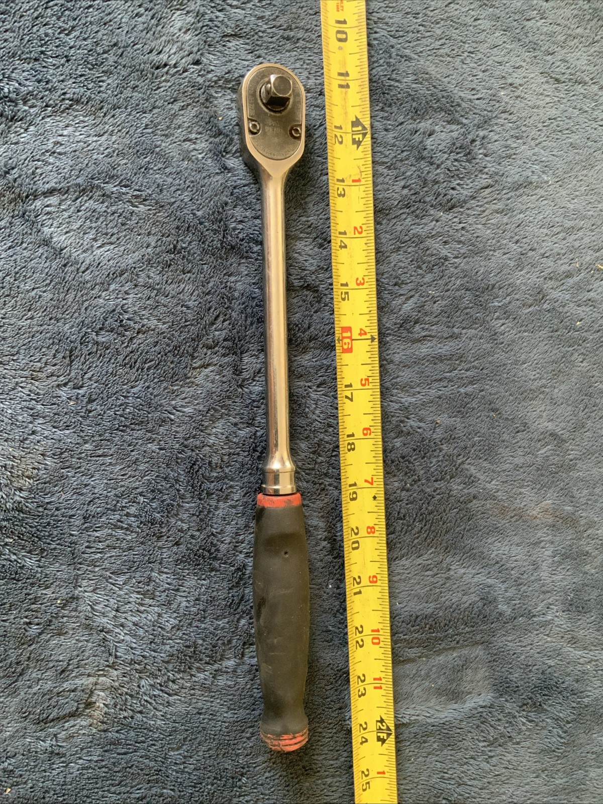 Snap On Fhl80, 3/8” Drive Ratchet, Soft Grip….see Pics….red