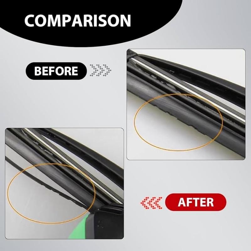 Universal Car Wiper Repair Tool, Blade Cutter & Rubber Restorer for Windscreen W