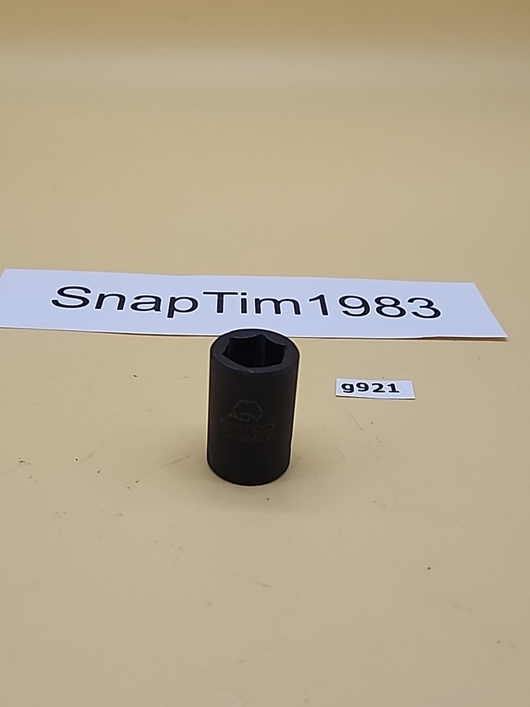 MATCO Tools CP16M6V, 1/2″ Dr. 16mm. Impact Socket, Shallow, 6 Pt USA