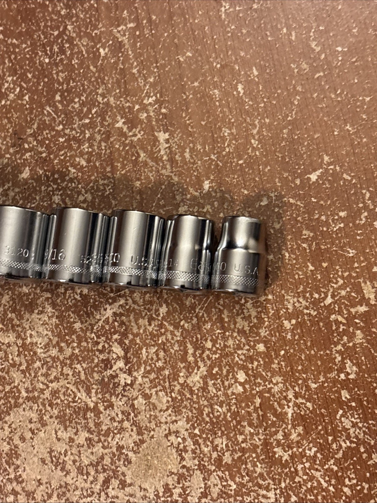 Vintage Easco 3/8″ Drive SAE Socket Set USA