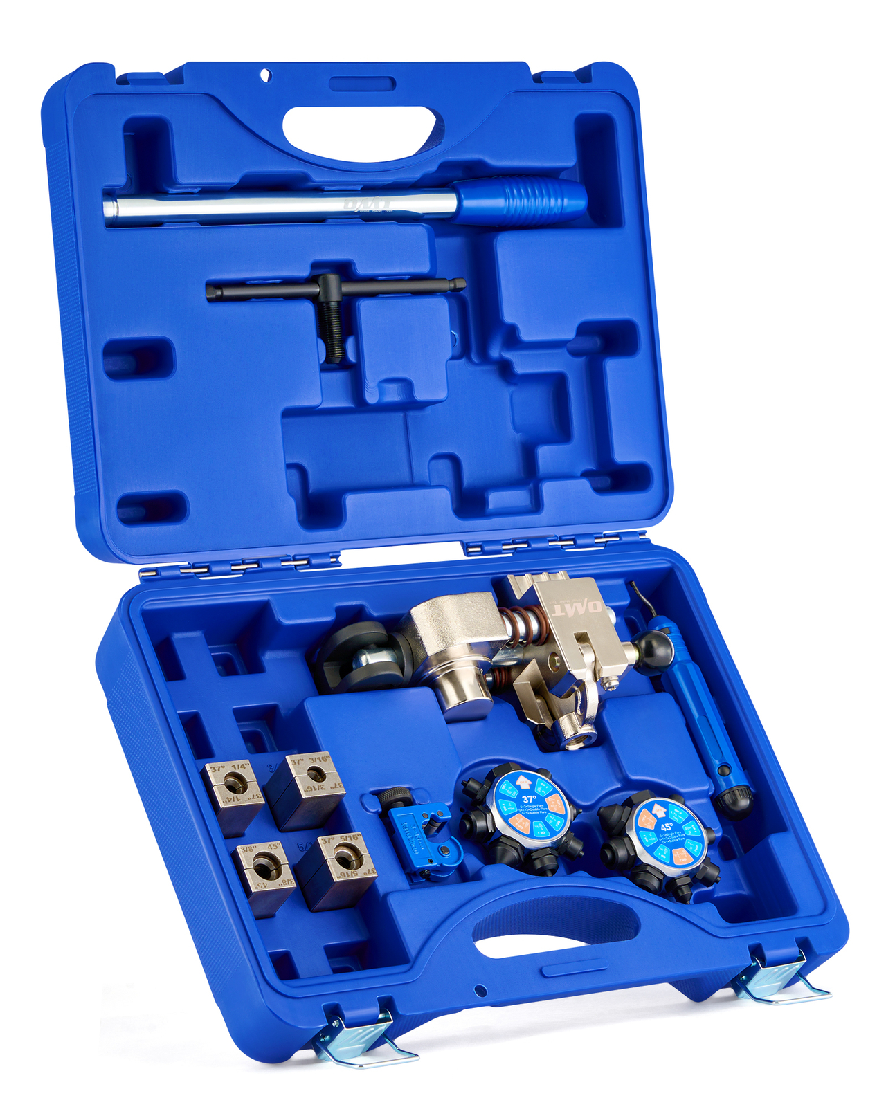 OMT Pro Brake Line Flaring Tool Kit Double Flaring 37° 45° f/ 3/16″ to 3/8″ Tube