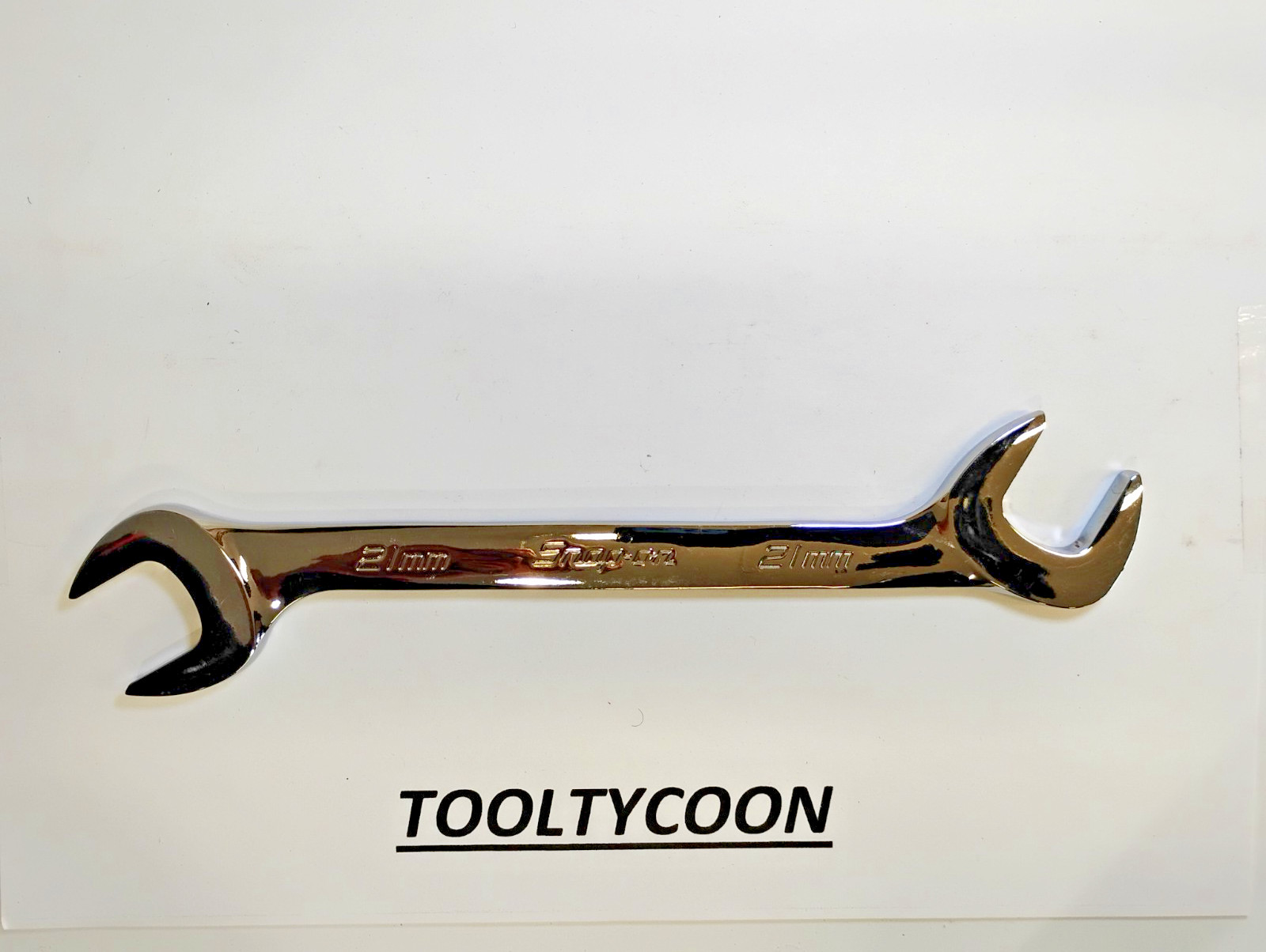 Snap-On Tools USA NEW 21mm Metric 4 Way Open End Angle Head Wrench VSM5221B