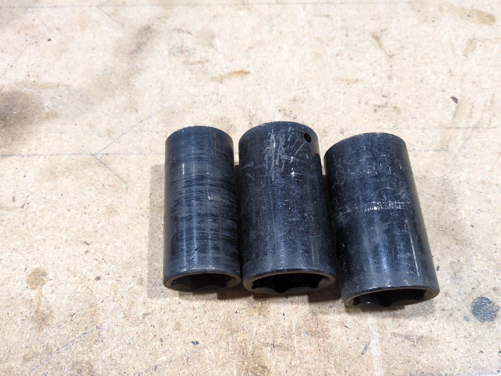 Various Size Impact Sockets 1/2 Drive Deep Metric See List