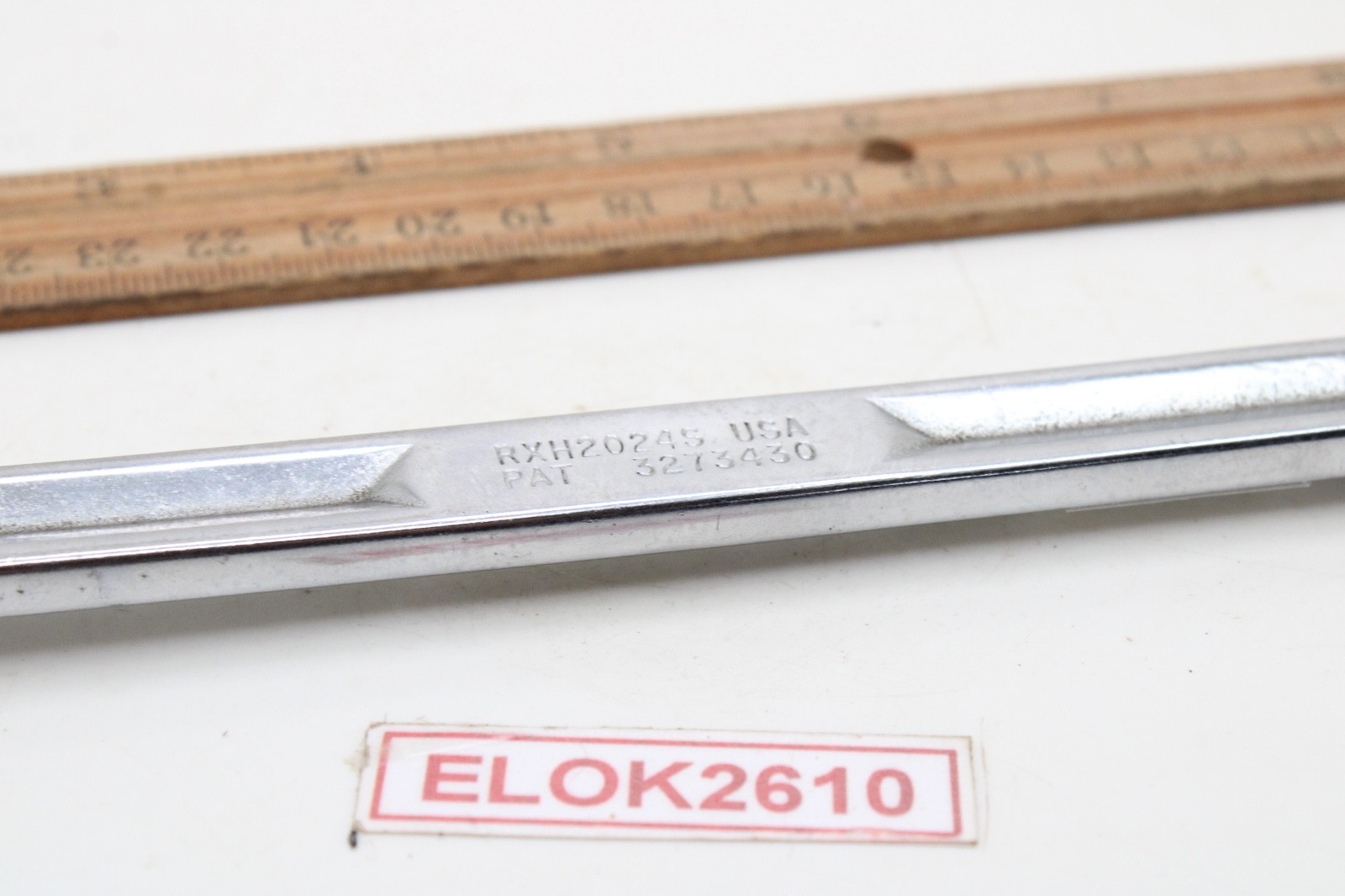 Snap-On RXH2024S 5/8″ x 3/4″ 6 Point Dual Flare Nut Offset Wrench USA