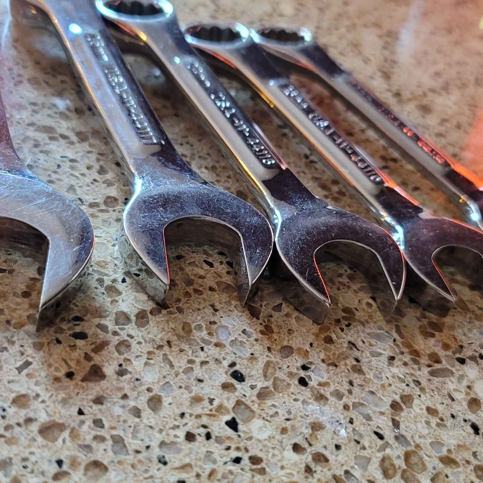 Lot of 5 Craftsman Pro. VV Stubby Combo Wrench 12mm 13mm 14mm 15mm 17mm READ ME!