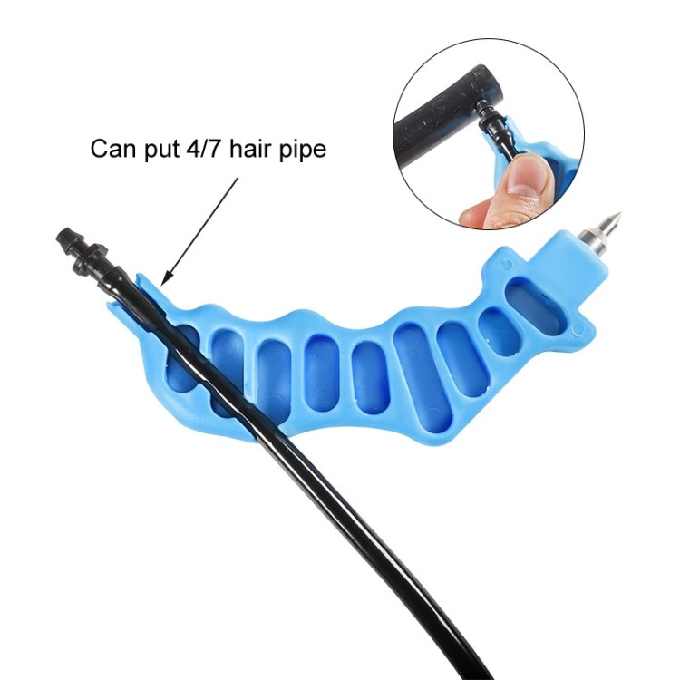 4mm Hole Puncher for PE Hair Pipe Micro Spraying – Durable Plastic & Metal