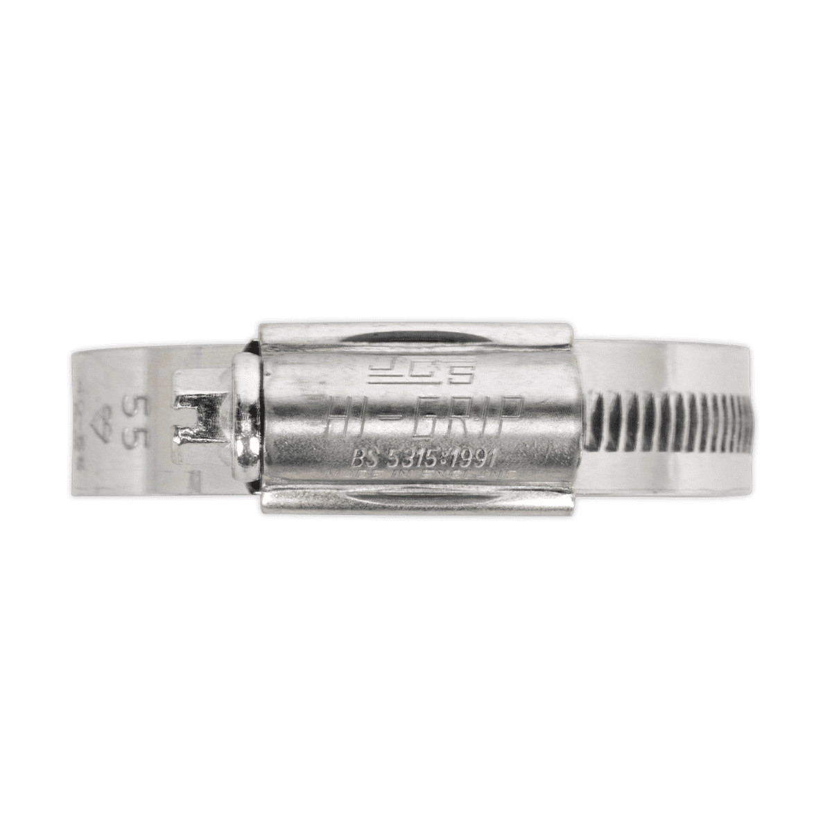 Sealey HCJ1 HI-GRIP Hose Clip Zinc Plated 25-35mm Pack of 20