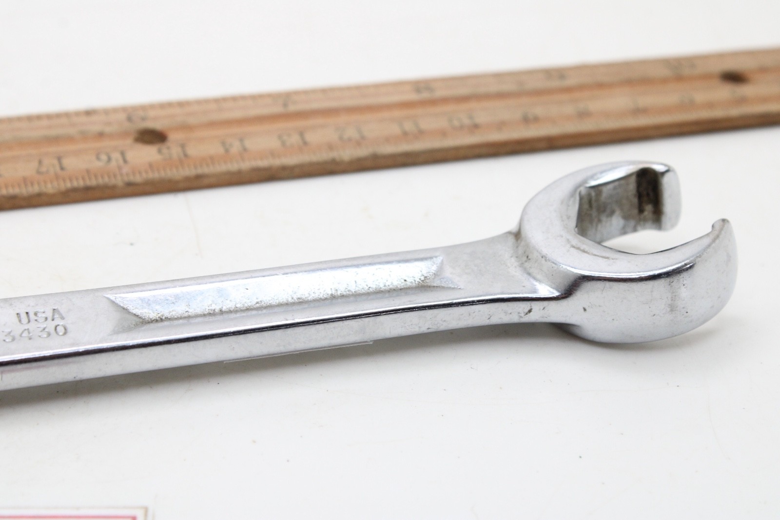 Snap-On RXH2024S 5/8″ x 3/4″ 6 Point Dual Flare Nut Offset Wrench USA