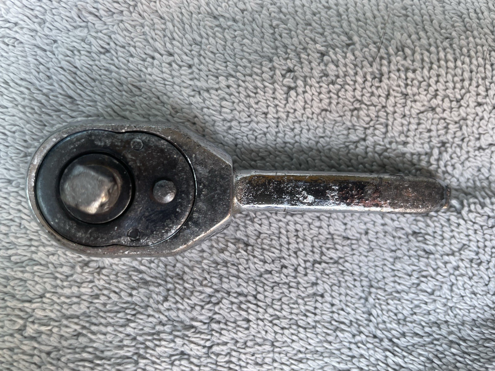 1/4″ Drive Stubby Ratchet Japan Midget vintage W/ Flat Pry tool used