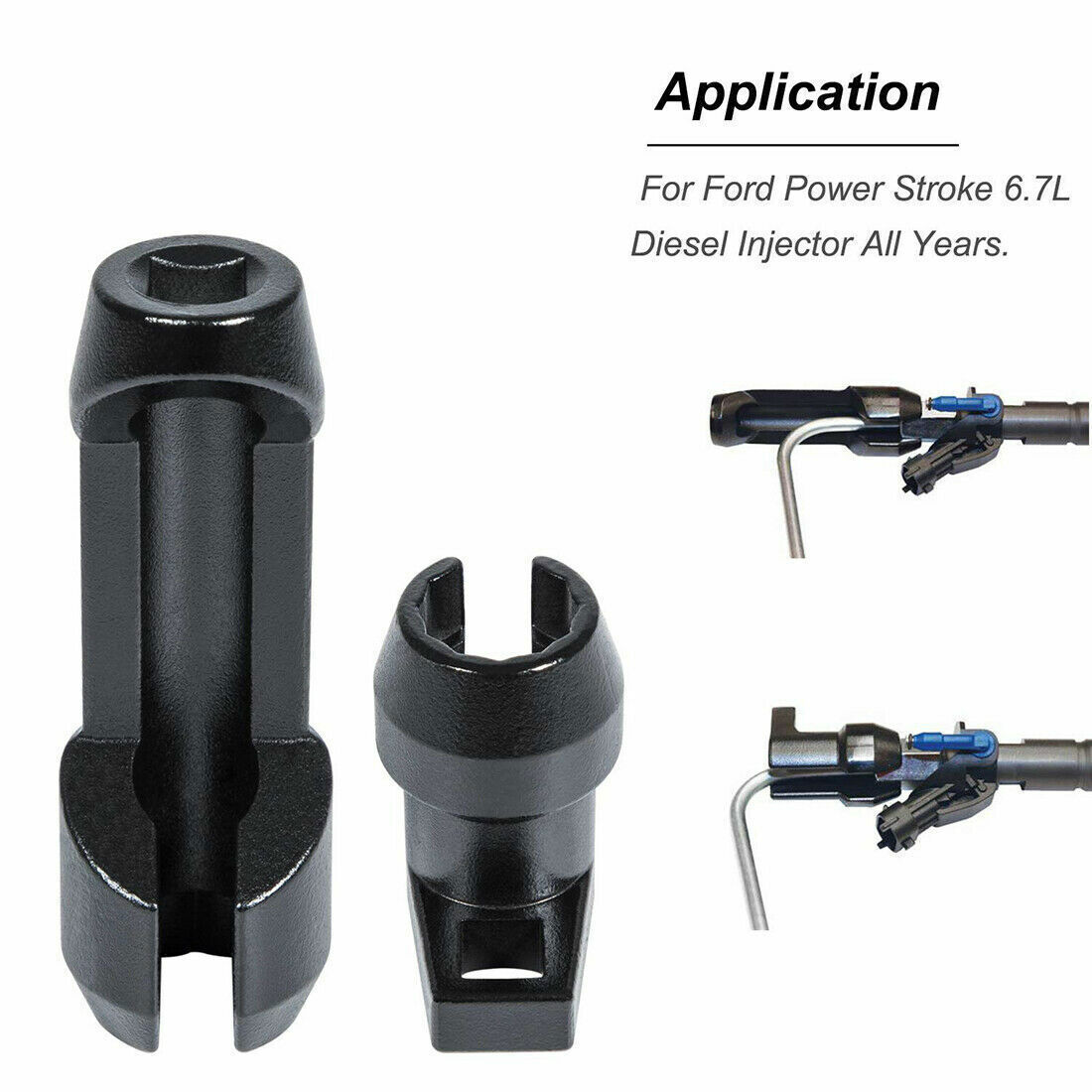 Sl11400 Fuel Injector Socket Set 17mm 12 point for Ford Power Stroke 6.7L Diesel