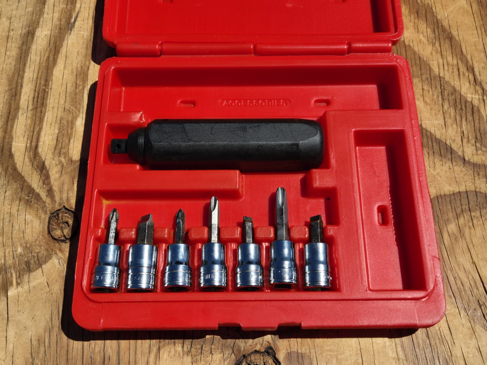 Snap-on Tools USA 208EPIT 8 pc 3/8″ Drive Impact Driver Set PIT120