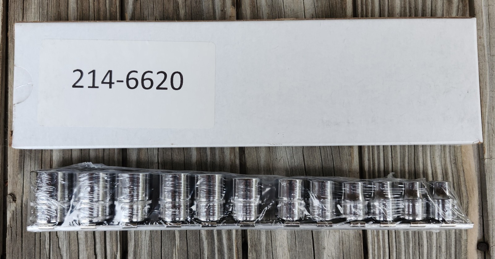 CAT/SNAP-ON 214-6620 12-Piece Socket Set 3/8 Drive Metric 8-19 mm 6-Point NEW