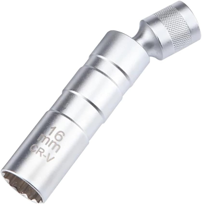5/8-Inch（16mm） Thin Wall Spark Plug Socket,12 Points 3/8″ Drive Spark Plug So…